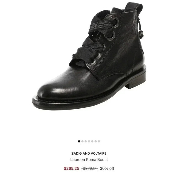 ZADIG && Voltaire Laureen Roma Boots Sz 36 New With Dustbag Authentic Great Gift - Picture 1 of 13